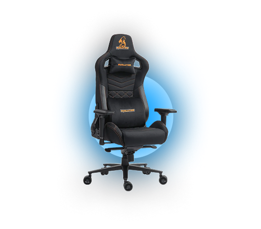 Кресло компьютерное игровое EVOLUTION CONQUEROR FABRIC Black